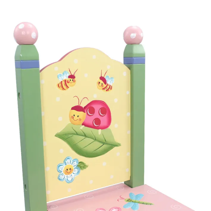 Kids Teamson Fantasy Fields Kids Painted Magic Garden Chairs, Set of 2, Multi