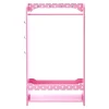 Kids Teamson Fantasy Fields Kids Polka Dots Clothing Rack with Storage, Pink- FINAL SALE
