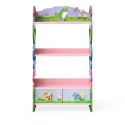Kids Teamson Fantasy Fields Magic Garden Kids 3-Tier Bookshelf & Drawer, Multi