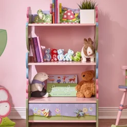Kids Teamson Fantasy Fields Magic Garden Kids 3-Tier Bookshelf & Drawer, Multi