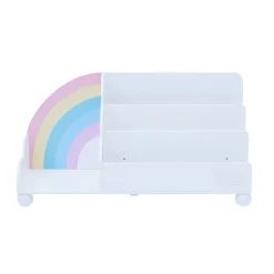 Kids Teamson Fantasy Fields Rainbow Display Bookcase, White- FINAL SALE