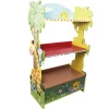 Kids Teamson Fantasy Fields Sunny Safari Kids 3-Tier Bookshelf & Drawer, Multi