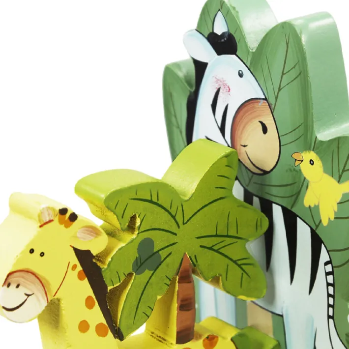 Kids Teamson Fantasy Fields Sunny Safari Bookends, Set of 2, Multicolor- FINAL SALE