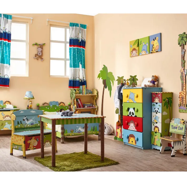 Kids Teamson Fantasy Fields Sunny Safari Bookends, Set of 2, Multicolor- FINAL SALE