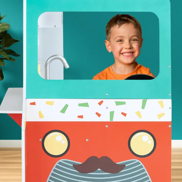 Kids Teamson My Little Helper Kids Play Taco Truck Playset with Accessories