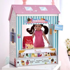 Kids Teamson OLIVIA'S LITTLE WORLD - OLIVIA'S CLASSIC CONVERTIBLE PLAY HOUSE 4-IN-1, PINK- FINAL SALE