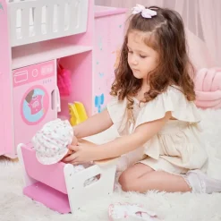 Kids Teamson Olivia's Little World Amanda 6-in-1 Baby Doll Nursery Station, Pink