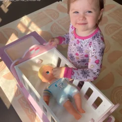 Kids Teamson Olivia's Little World Amanda 6-in-1 Baby Doll Nursery Station, Pink
