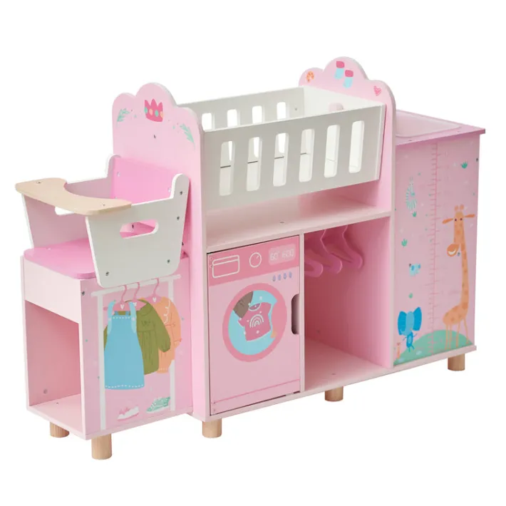 Kids Teamson Olivia's Little World Amanda 6-in-1 Baby Doll Nursery Station, Pink
