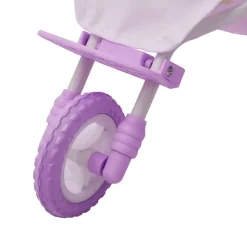 Kids Teamson Olivia's Little World Dolls Jogging-Style Doll Stroller with Canopy, Purple