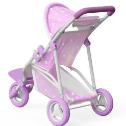 Kids Teamson Olivia's Little World Dolls Jogging-Style Doll Stroller with Canopy, Purple