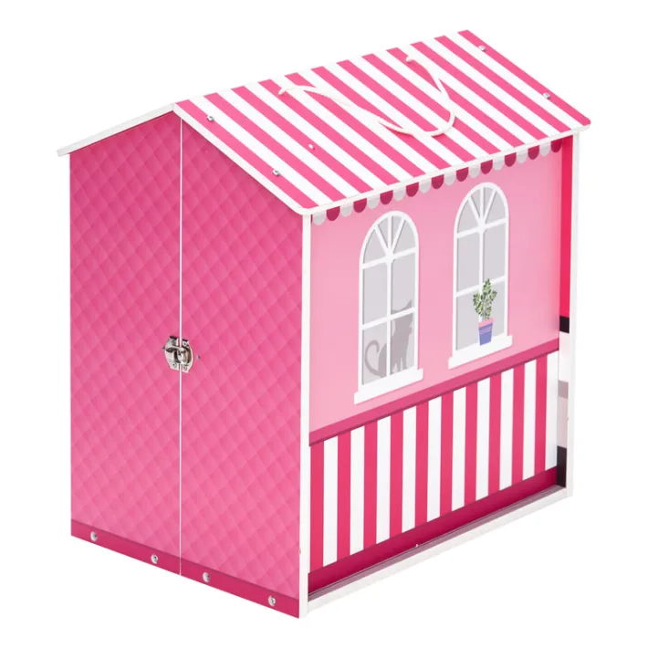 Kids Teamson Olivia's Little World Dreamland City Café Dollshouse, Pink -FINAL SALE