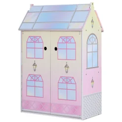 Kids Teamson Olivia's Little World Dreamland Glass-Look Dollshouse for 12" Dolls, Multi-Color