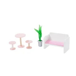 Kids Teamson Olivia's Little World Dreamland City Café Dollshouse, Pink -FINAL SALE