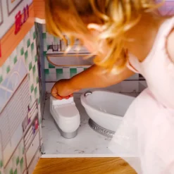 Kids Teamson Olivia's Little World Dreamland Glass-Look Dollshouse for 12