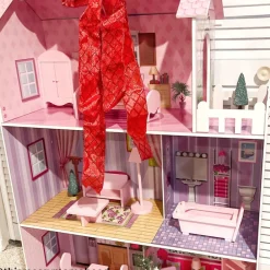 Kids Teamson Olivia's Little World Dreamland Tiffany 3-Story Dollhouse for 12