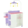 Kids Teamson Olivia's Little World Kids Little Princess Baby Dolls Changing Station with Storage, White/Purple
