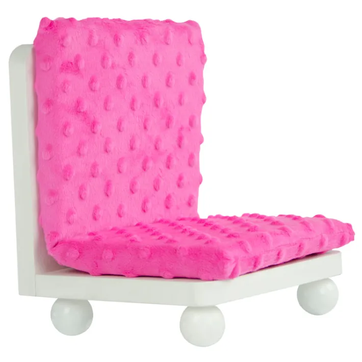 Kids Teamson Olivia's Little World Little Princess Lounge Set with Couch, Chair and Coffee Table, Hot Pink/White -FINAL SALE
