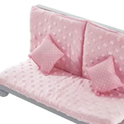 Kids Teamson Olivia's Little World Little Princess Lounge Set with Couch, Chair and Coffee Table, Light Pink/Gray -FINAL SALE