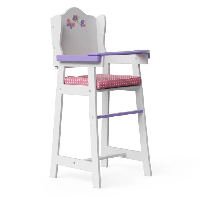 Kids Teamson Olivia's Little World Little Princess Kids Baby Dolls High Chair, Purple