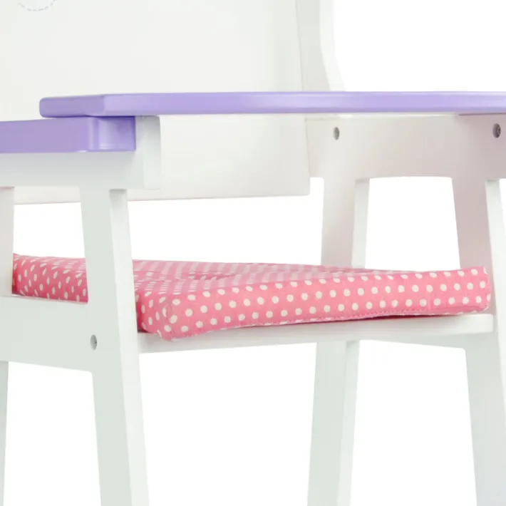 Kids Teamson Olivia's Little World Little Princess Kids Baby Dolls High Chair, Purple