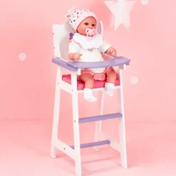 Kids Teamson Olivia's Little World Little Princess Kids Baby Dolls High Chair, Purple