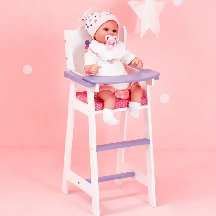 Kids Teamson Olivia's Little World Little Princess Kids Baby Dolls High Chair, Purple