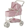 Kids Teamson Olivia's Little World Polka Dot Princess Baby Doll Convertible Stroller, Pink/Gray
