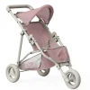 Kids Teamson Olivia's Little World Polka Dot Princess Baby Doll Jogging Stroller, Pink/Gray