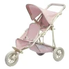 Kids Teamson Olivia's Little World Polka Dot Princess Baby Doll Twin Jogging Stroller, Pink/Gray