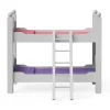 Kids Teamson Olivia's Little World Polka Dots Princess 18" Dolls Bunk Bed, White
