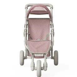 Kids Teamson Olivia's Little World Polka Dot Princess Baby Doll Jogging Stroller, Pink/Gray