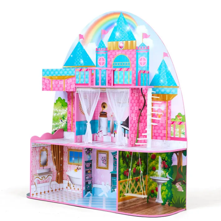 Kids Teamson Olivia's Little World Princess Castle Dollhouse for 12" Dolls- FINAL SALE