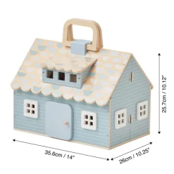 Kids Teamson Olivia's Little World Quaint Portable Dolls Cottage & Accessories for 3.5