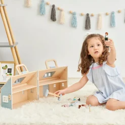 Kids Teamson Olivia's Little World Quaint Portable Dolls Cottage & Accessories for 3.5