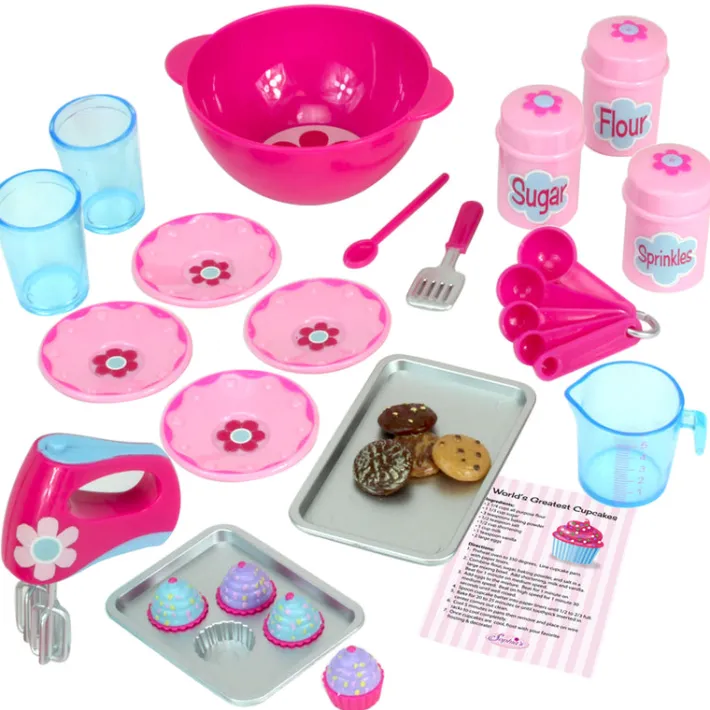 Kids Teamson Sophia's 26 pc. Baking Accessories Set for 18" Dolls, Pink -FINAL SALE