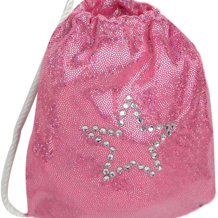 Kids Teamson Sophia's 3 pcs Gymnastics Set with Leotard, Jacket, and Bag for 18'' Dolls, Pink