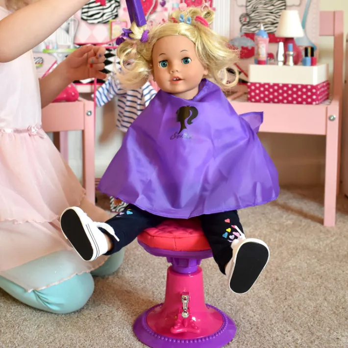 Kids Teamson Sophia's 34 pcs Hair Salon Playset with Realistic Accessories for 18" Dolls