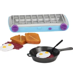 Kids Teamson Sophia's 9 Piece Camp Stove and Food Set for 18" Dolls, Multicolor -FINAL SALE