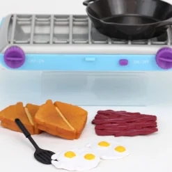 Kids Teamson Sophia's 9 Piece Camp Stove and Food Set for 18