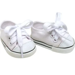 Kids Teamson Sophia's All-Star Sneakers with Laces for 18" Dolls, White