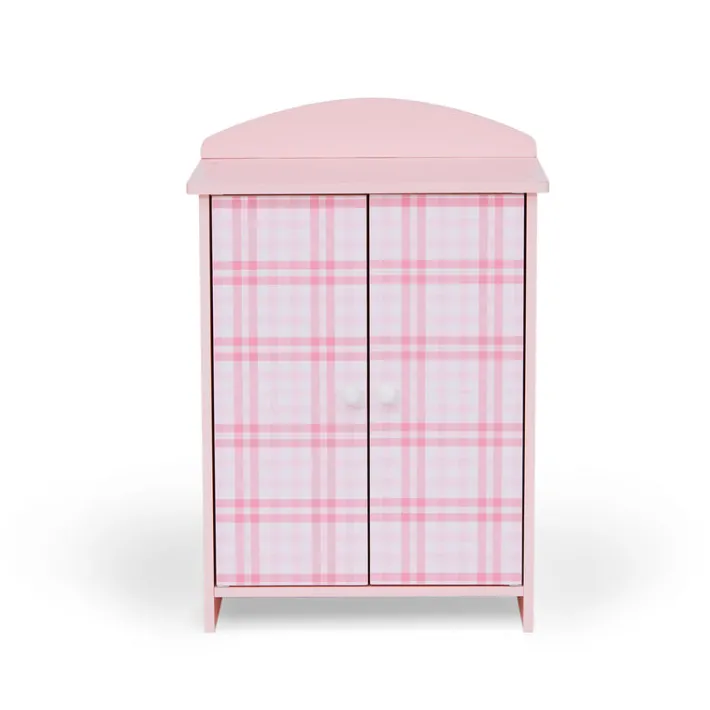 Kids Teamson Sophia's Aurora Princess Armoire, Robe, Slippers for 18" Dolls, Pink- FINAL SALE