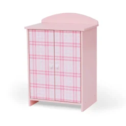 Kids Teamson Sophia's Aurora Princess Armoire, Robe, Slippers for 18" Dolls, Pink- FINAL SALE