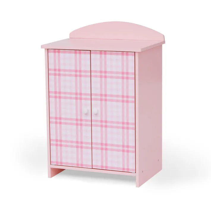 Kids Teamson Sophia's Aurora Princess Armoire, Robe, Slippers for 18" Dolls, Pink- FINAL SALE