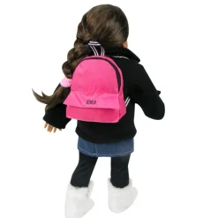 Kids Teamson Sophia's Backpack for 18" Dolls, Hot Pink