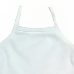 Kids Teamson Sophia's Basic Mix & Match Solid-Colored Plain Camisole Undershirt Spaghetti Strap Summer Tank Top for 18" Dolls, White- FINAL SALE