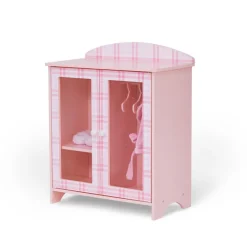 Kids Teamson Sophia's by Kids Aurora Princess Closet, Robe, Slippers for 18" Dolls, Pink- FINAL SALE