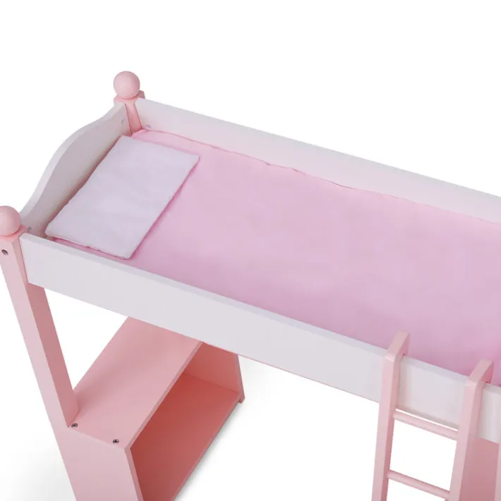 Kids Teamson Sophia's by Kids Loft Bed, Desk, Chair, & Accessories for 18" Dolls, Pink- FINAL SALE