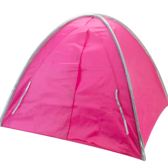 Kids Teamson Sophia's Dome Shaped Nylon Camping Tent for 18" Dolls, Hot Pink- FINAL SALE