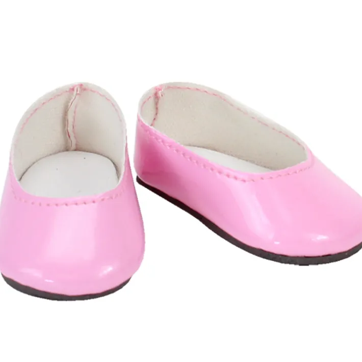 Kids Teamson Sophia's Dressy Pink Flats and White Sneakers for 14.5" Dolls- FINAL SALE
